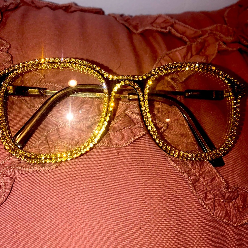 Beautiful diamond glasses